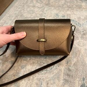 Greek Bronze Leather Women's Bag